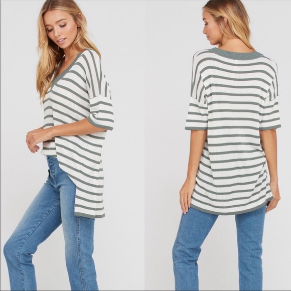 NEW! V-Neck Lightweight Sweater - M/L - Picture 3 of 6